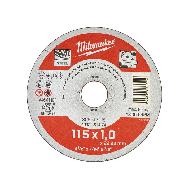 Disques à tronçonner pour métaux CONTRACTOR - Minces