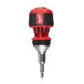8 in 1 Compact Ratcheting Multi-bit Screwdriver - 1pc