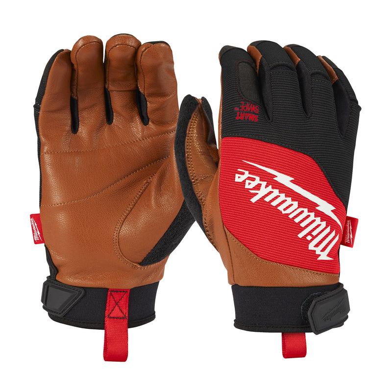 Gants cuir hybrides