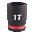 17 mm 3/8" impact socket STD - 1 pc
