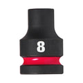 8 mm 1/2" impact socket STD - 1pc