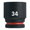 34 mm 3/4" impact socket STD - 1pc