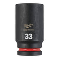 33 mm 3/4" impact socket deep - 1pc