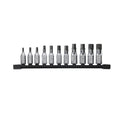 3/8" Drive Metric Hex Bit Socket Set - 11 pc