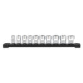 3/8" Drive Metric Chrome Sockets - 10 pc