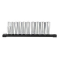 3/8" Drive Metric Deep Chrome Sockets - 10 pc