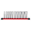 3/8" Drive SAE Deep Chrome Socket Set - 10 pc