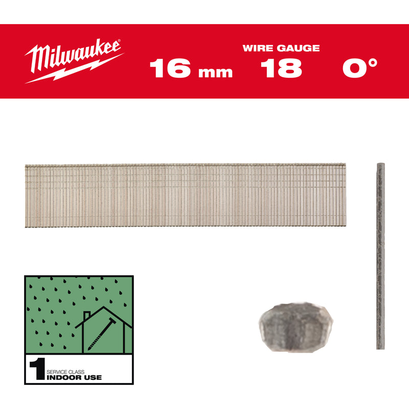 Clous 18 gauge, tête légère