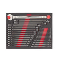 Maxbite Metric Combination Spanner Foam Set - 27 pcs