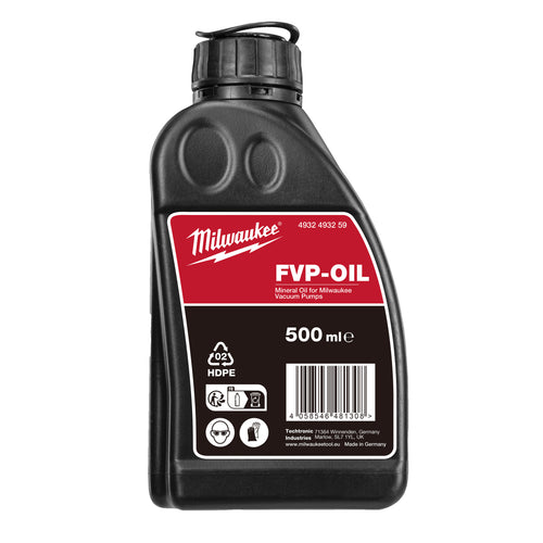 Milwaukee Huile minéral pour pompe à vide VP-OIL