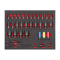 1/2" Sockets deep foam set 1 (34 pc)