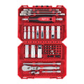 42 pc 1/4" Drive Ratchet & Spanner & Deep Socket Premium Set Metric