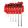 7 pc Hex Key Wrenches with Comfort Grip Set with Rack