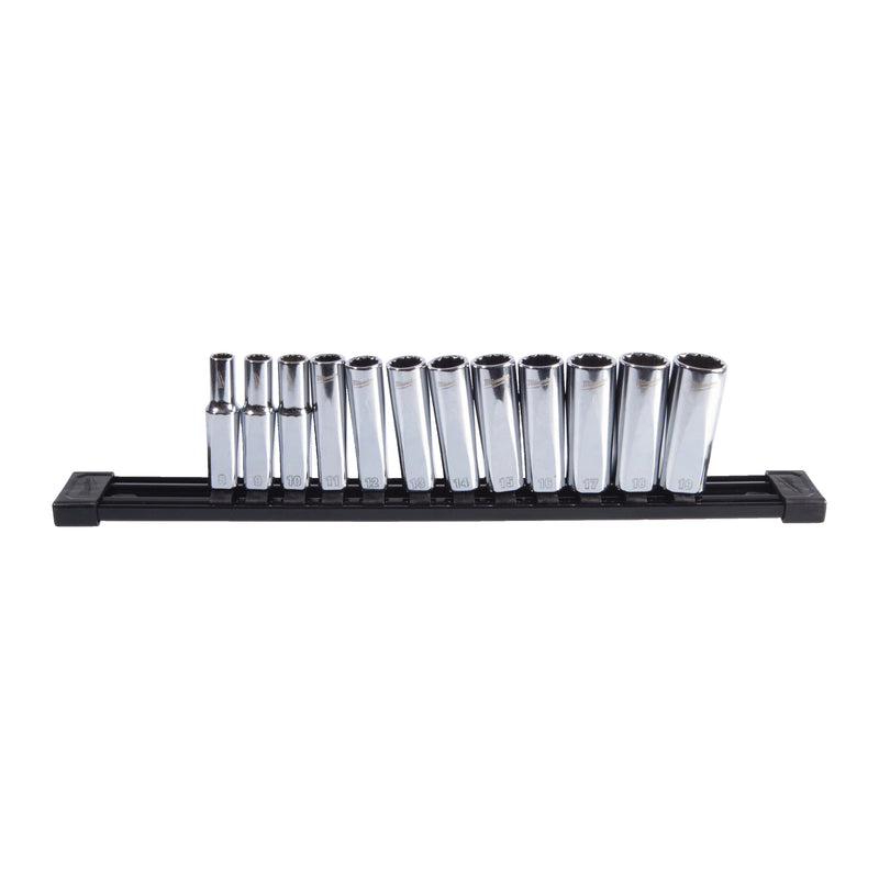 DOUILLE MÉTRIQUE PROFONDE 12 PANS CARRÉ 3/8"