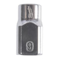 3/8'' Drive Metric Standard 12-Point Socket - 9mm