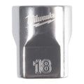 3/8'' Drive Metric Standard 12-Point Socket - 18mm