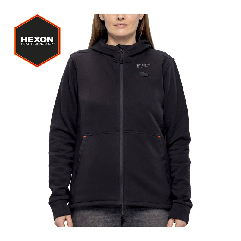 Milwaukee M12 Sweat à capuche chauffant Femme - Noir HHLBL5