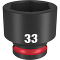 33mm 1/2'' impact socket STD - 1 pc