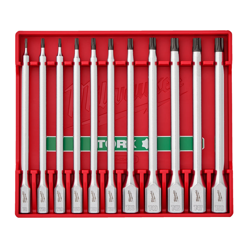 Douille longue avec embout TX pour Emmanchement 1/4˝ et 3/8˝.