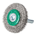 Wheel Brush S6 40x9mm Stainless Steel Crimped 0.2mm - 3 pc