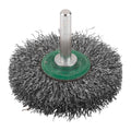 Wheel Brush S6 60x13mm Stainless Steel Crimped 0.3mm - 3 pc