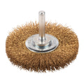 Wheel Brush S6 70x12mm Brass 0.2mm - 3 pc