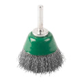 Cup Brush S6 50x20mm Stainless Steel Crimped 0.3mm - 3 pc