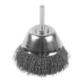 Cup Brush S6 70x25mm Steel Crimped 0.3mm - 2 pc