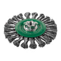 Knot Wheel Brush M14 115x14mm Stainless Steel 0.5mm - 1 pc