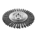 Knot Wheel Brush M14 125x6mm Steel 0.5mm - 1 pc