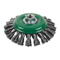 Knot Conical Brush M14 115x12mm Stainless Steel 0.5mm - 1 pc