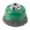 Cup Brush M14 65mm Stainless Steel Crimped 0.35mm - 1 pc