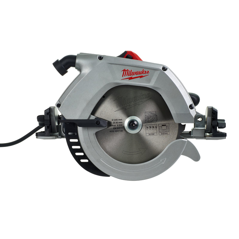 Scie circulaire Milwaukee CS 85 CBE ⌀235 mm compatible rail de guidage