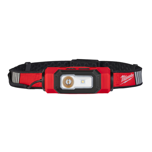 Milwaukee Lampe frontale rechargeable 600 lumens compatible casque L4 HL-VIS