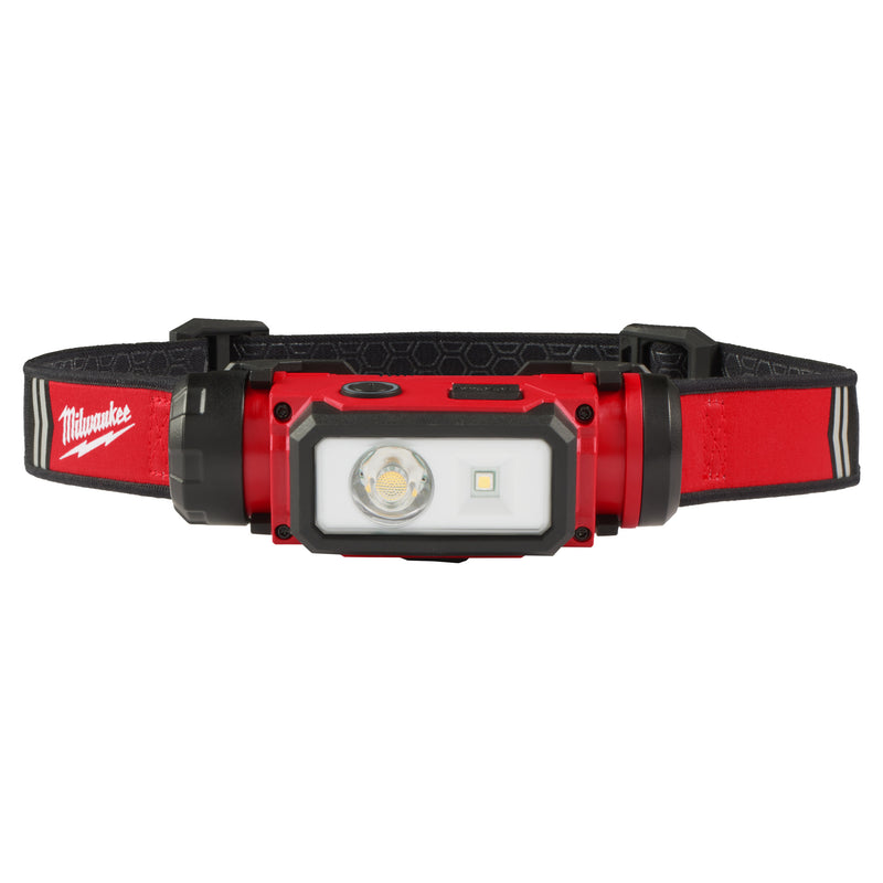 Milwaukee Lampe frontale rechargeable 600 lumens compatible casque L4 HL2