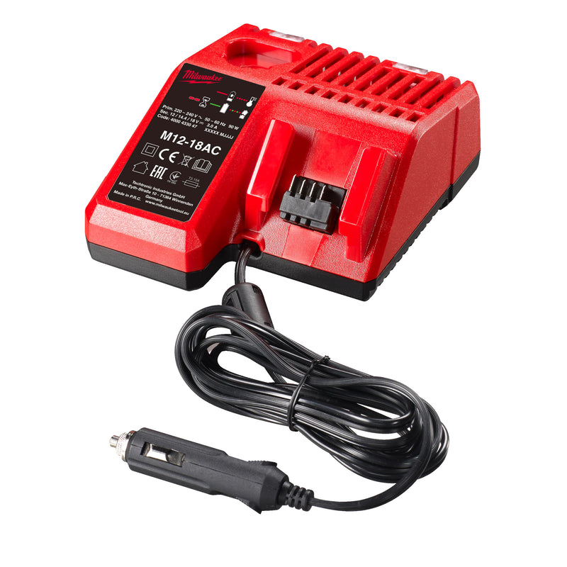 Milwaukee M12 Chargeur de voiture -M18™ 18 AC