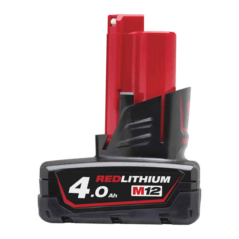 Milwaukee M12 Batterie Red Lithium 4.0 A.h B4