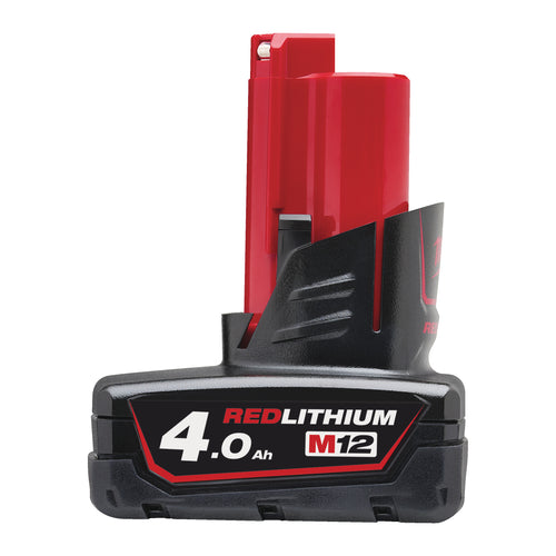 Milwaukee M12 Batterie Red Lithium 4.0 A.h B4