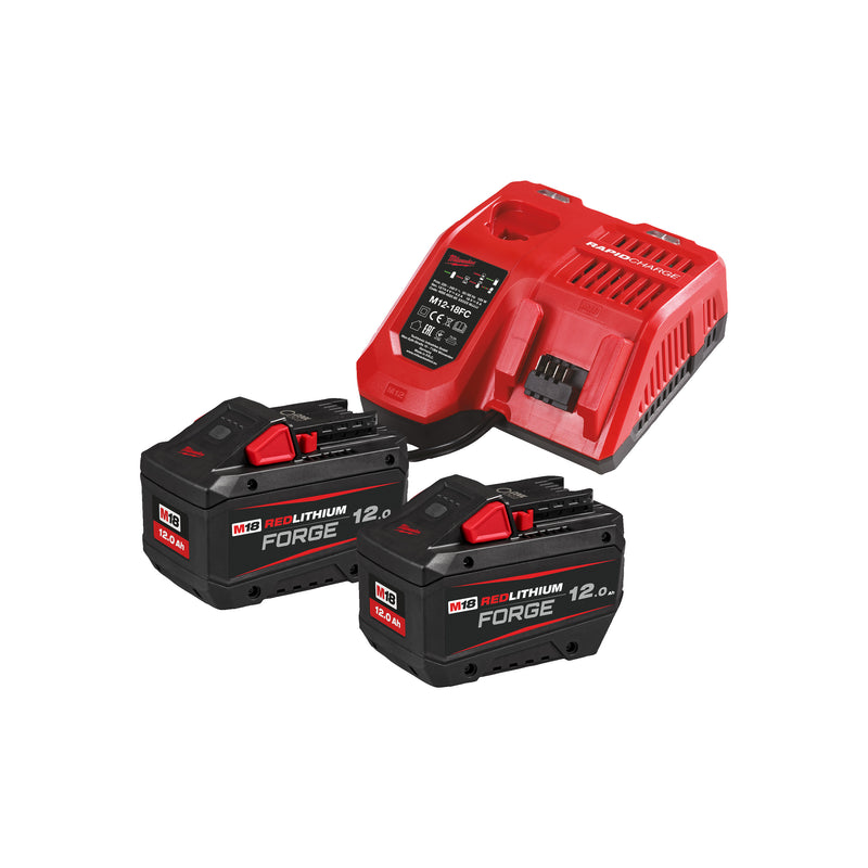 Milwaukee M18 Pack batteries et chargeur FORGE™ FORGENRG-122